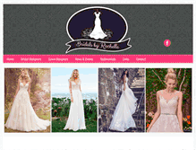 Tablet Screenshot of bridalsbyrochelle.com